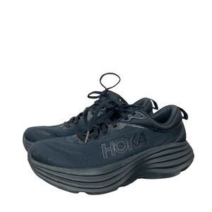 Hoka m bondi 8 black sneakers